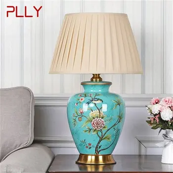 Керамическая настольная лампа PLLY, настольная лампа, Роскошный Современный светодиодный дизайн для дома, спальни, гостиной