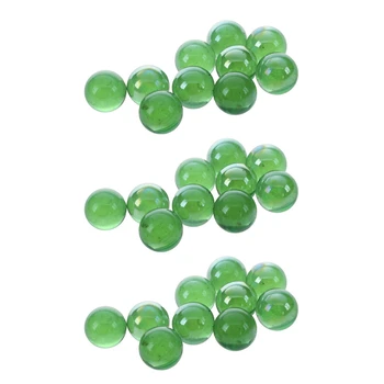 30 шт Стеклянные шарики 16 мм Стеклянные шарики Knicker Glass Balls Цвет украшения Nuggets Toy Зеленый
