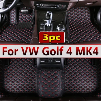 Автомобильные коврики для VW Golf 4 MK4 1998 ~ 2003 Центр ДропШиппинга Авто Аксессуары для интерьера Кожаные ковры Коврики Подушечки для ног