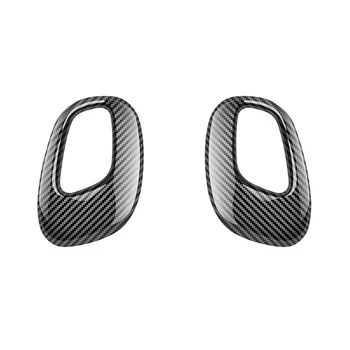 Автомобильная черная крышка ручки переключения передач из углеродного волокна, украшение крышки ручки переключения передач центрального управления для Mazda Cx-60 2020-2023