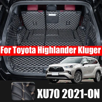 Специальные коврики для багажника на 7 мест, ковры для багажника грузового лайнера Highlander styling для Toyota Highlander Kluger XU70 2020 2021 2022