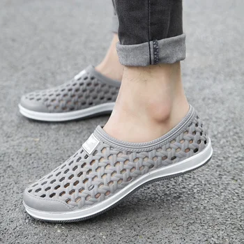 2023 Мужские сандалии для взрослых на открытом воздухе, легкие дизайнерские сандалии, нескользящая дышащая дорожная пляжная обувь, бесплатная доставка