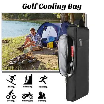 Сумка-холодильник для гольфа Изолированная сумка-холодильник Водонепроницаемая изолированная сумка-холодильник для пива для гольфа с застежкой-молнией для освежения