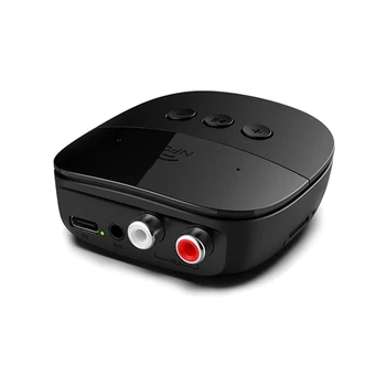 Bluetooth 5.2 Автомобильный аудиоадаптер AUX Приемник 3,5 мм Беспроводной музыкальный аудиоадаптер громкой связи для автомобильных динамиков и телевизоров Прочный